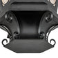 Meyda Lighting Chaumont 14" 2-Light Anodized Effect Black Wall Sconce With Clear Seeded Shade Glass