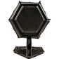 Meyda Lighting Chaumont 14" 2-Light Anodized Effect Black Wall Sconce With Clear Seeded Shade Glass