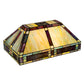 Meyda Lighting Chaves 20" Multi-Colored Stained Glass
