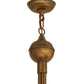 Meyda Lighting Cheal 36" 8-Light Antique Brass Matte Chandelier With Ivory Faux Candlelight