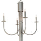 Meyda Lighting Cheal 72" 20-Light Nickel Chandelier