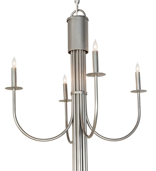 Meyda Lighting Cheal 72" 20-Light Nickel Chandelier