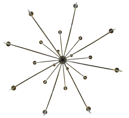Meyda Lighting Cheal 78" 20-Light 3-Tier Timeless Bronze Chandelier With Ivory Faux Candlelight