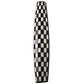 Meyda Lighting Checkers 7" 2-Light White Tube Wall Sconce With Black & White Shade Glass