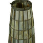 Meyda Lighting Checkers 7" Tortoise Shell Beige & Wispy Sky Beige Tube Shade Glass