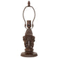 Meyda Lighting Cherub 19" Mahogany Bronze Cherub Violin Mini Lamp
