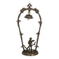 Meyda Lighting Cherub 19" Mahogany Bronze Cherub Violin Mini Lamp