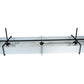 Meyda Lighting Chestnut Hill 99" 12-Light Blackwash Island Pendant Light With Statuario Idalight Shade