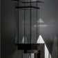Meyda Lighting Chiaro 11" Exterior Oil Rubbed Bronze Wall Sconce With Clear Shade Glass