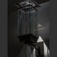 Meyda Lighting Chiaro 11" Exterior Oil Rubbed Bronze Wall Sconce With Clear Shade Glass