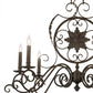 Meyda Lighting Christabel 36" 6-Light Cajun Spice Island Chandelier With Faux Candlelight