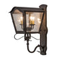 Meyda Lighting Christian 165282 12" 4-Light Cajun Spice Wall Sconce With Clear Seeded Shade Glass