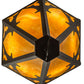Meyda Lighting Church 14" Timeless Bronze Inverted Pendant Light With Beige Ripple Shade Glass