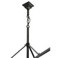 Meyda Lighting Church Street 58" 7-Light Craftsman Brown Chandelier With Amber Mica Shade Glass