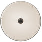 Meyda Lighting Cilindro 10" 2-Light Nickel Flush Mount Light With White Eggshell Fabric & Statuario Idalight Shade