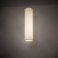 Meyda Lighting Cilindro 10" 2-Light Nickel Pendant Light With Honey Bombay Textrene Shade