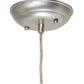 Meyda Lighting Cilindro 10" 2-Light Nickel Pendant Light With Honey Bombay Textrene Shade