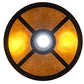 Meyda Lighting Cilindro 10" 3-Light Oil Rubbed Bronze Pendant Light With Amber Mica Shade Glass