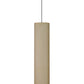 Meyda Lighting Cilindro 10" 3-Light Pendant Light With Beige Shade