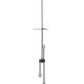 Meyda Lighting Cilindro 10" 3-Light Pendant Light With Beige Shade