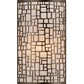 Meyda Lighting Cilindro 10" Antique Brass Deco Wall Sconce With Off White Textrene Shade