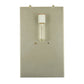 Meyda Lighting Cilindro 10" Nickel Wall Sconce With White Textrene Shade Glass