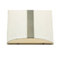 Meyda Lighting Cilindro 10" Nickel Wall Sconce With White Textrene Shade Glass