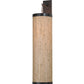 Meyda Lighting Cilindro 10" Timeless Bronze Hanging Wall Sconce With Arrow Root Textrene Shade