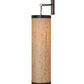 Meyda Lighting Cilindro 10" Timeless Bronze Hanging Wall Sconce With Arrow Root Textrene Shade