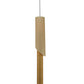 Meyda Lighting Cilindro 10" Timeless Bronze Kiltered Pendant Light With Beige Oil Rubbed Kraft Paper Shade