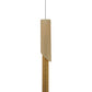 Meyda Lighting Cilindro 10" Timeless Bronze Kiltered Pendant Light With Beige Oil Rubbed Kraft Paper Shade