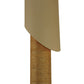 Meyda Lighting Cilindro 10" Timeless Bronze Kiltered Pendant Light With Beige Oil Rubbed Kraft Paper Shade