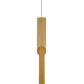 Meyda Lighting Cilindro 10" Timeless Bronze Kiltered Pendant Light With Beige Oil Rubbed Kraft Paper Shade