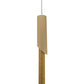 Meyda Lighting Cilindro 10" Timeless Bronze Kiltered Pendant Light With Beige Oil Rubbed Kraft Paper Shade
