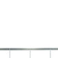 Meyda Lighting Cilindro 103" 5-Light Nickel Linear Pendant Light With White Textrene Shade