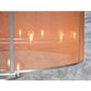 Meyda Lighting Cilindro 108" 20-Light Nickel Rame Chandelier With Copper Weave Texture Shade