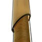 Meyda Lighting Cilindro 11" 5-Light Timeless Bronze Kiltered Pendant Light With Beige Shade