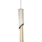 Meyda Lighting Cilindro 11" 5-Light Timeless Bronze Kiltered Pendant Light With Oil Rubbed Kraft Paper Shade