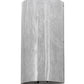 Meyda Lighting Cilindro 11" LED Nickel Wall Sconce With Whitestone Idalight Shade Glass