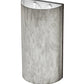 Meyda Lighting Cilindro 11" LED Nickel Wall Sconce With Whitestone Idalight Shade Glass
