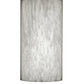 Meyda Lighting Cilindro 11" LED Nickel Wall Sconce With Whitestone Idalight Shade Glass