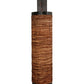 Meyda Lighting Cilindro 11" Timeless Bronze Arrow Root Hanging Wall Sconce With Natural Jute Shade