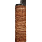 Meyda Lighting Cilindro 11" Timeless Bronze Arrow Root Hanging Wall Sconce With Natural Jute Shade