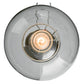 Meyda Lighting Cilindro 12" Extreme Chrome Bola Pendant Light With Clear Seeded Shade Glass