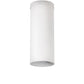 Meyda Lighting Cilindro 12" LED Matte White Flush Mount Light With White Shade