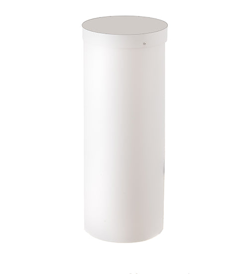 Meyda Lighting Cilindro 12" LED Matte White Flush Mount Light With White Shade