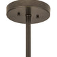 Meyda Lighting Cilindro 12" LED Oil Rubbed Bronze Volusia Pendant Light With Beige Sahara Taupe Idalight Shade Glass