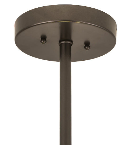 Meyda Lighting Cilindro 12" LED Oil Rubbed Bronze Volusia Pendant Light With Beige Sahara Taupe Idalight Shade Glass
