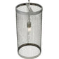 Meyda Lighting Cilindro 12" Matte Clear Cage Pendant Light