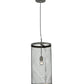 Meyda Lighting Cilindro 12" Matte Clear Cage Pendant Light